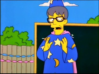 Mathemagician from The Simpsons
