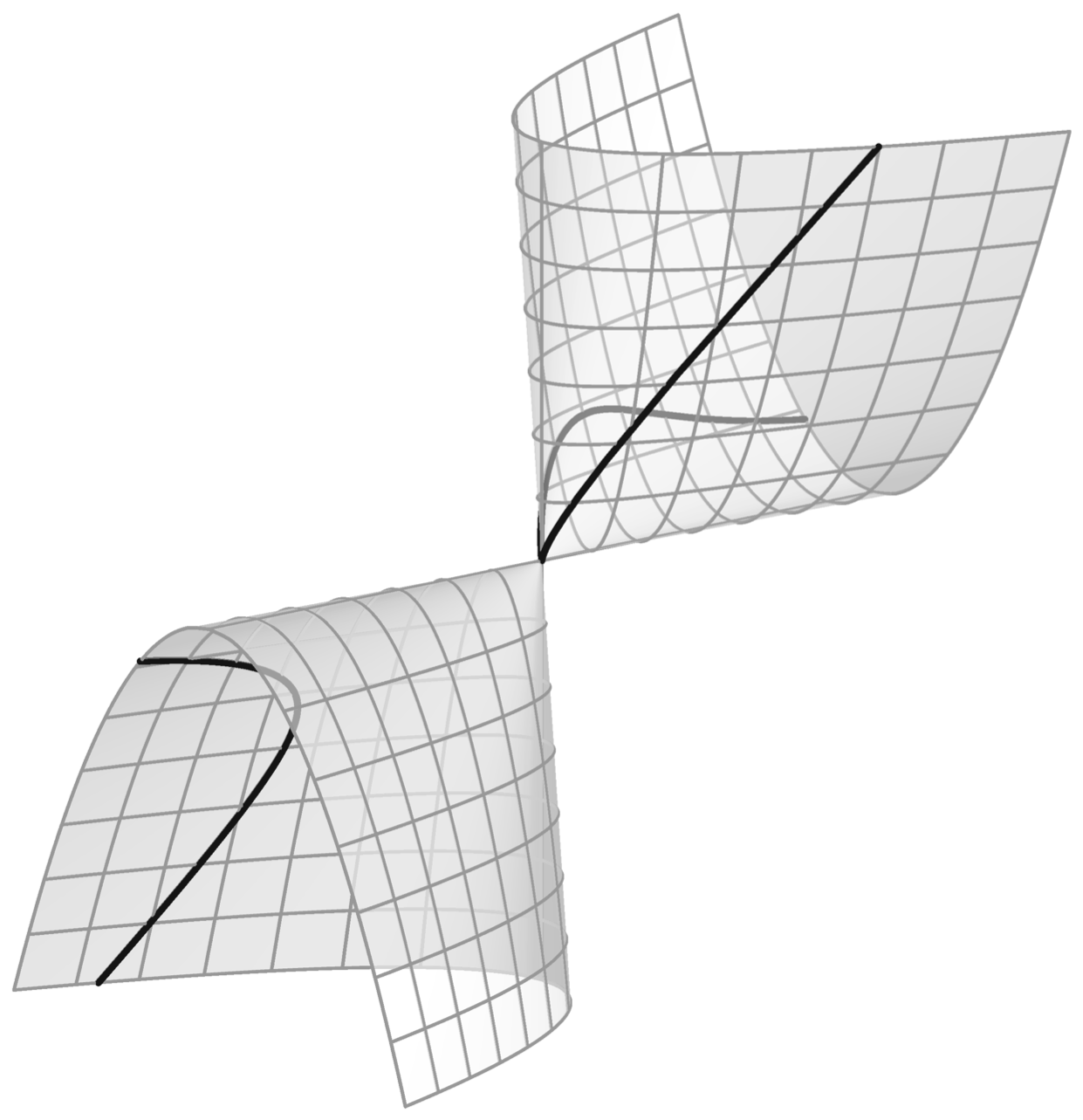 a
  singular rational curve contained in a singular quadric surface